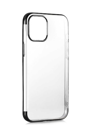 Apple Uyumlu iPhone 12 Pro Kılıf Zore Dört Köşeli Lazer Silikon Kılıf