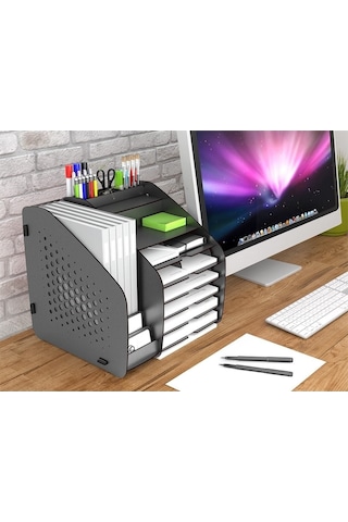 Fx-xl Hexa - 6 Renk - A4 Evrak Rafı Masaüstü Organizer