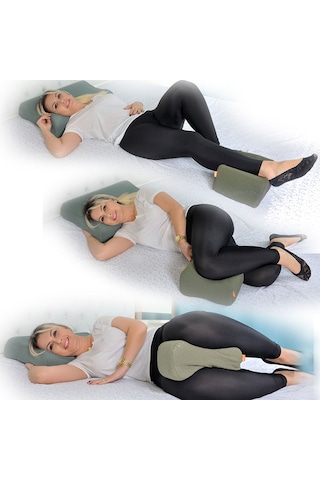 Beddo Bambu Serisi Ortopedik Diz Yastığı Bacak Arası Yastık