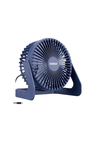 Efn-505 360 Derece Dönüş Taşınabilir Mini Masaüstü Lacivert Usb F