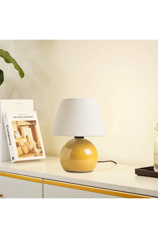 Homing Carpi Sarı Küre Abajur 241820 Krem