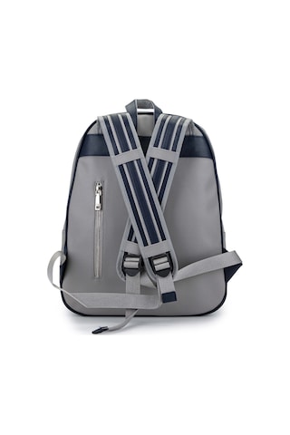 Tamer Tanca Kadın Vegan Gri Sırt Çantası 915 1241 Bn Canta Y/24 Grı/lacı Gri - Lacivert