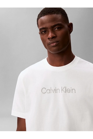 Calvin Klein Lv04lf813gyaf 20s Eu Wholesale Sportswear Grap Erkek Tişört Beyaz