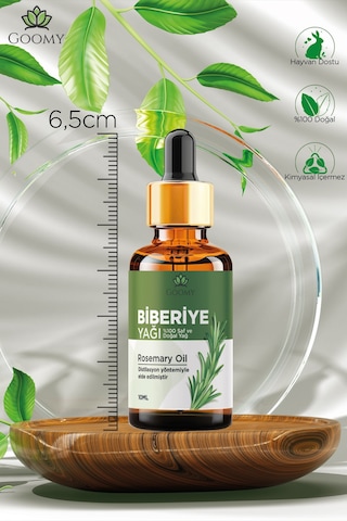 Gommy Biberiye Yağı %100 Doğal Bitkisel Uçucu Yağ Rosemary Oil 10ml 10 ML