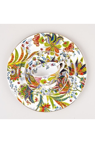 Lucky Art Yvette 6 Lı Kahve Fincanı Çok Renkli