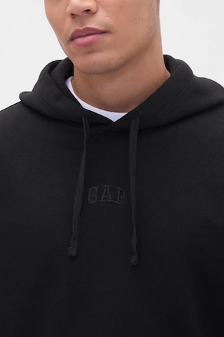 Gap V-frch Tonal Erkek Sweatshirt Siyah
