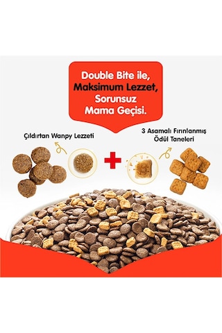 Wanpy With Oven Baked Bites Somonlu Tahılsız Yetişkin Kedi Maması 1500 G