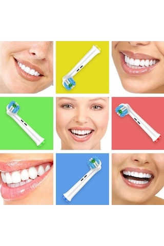 Cordial Oral B Braun Uyumlu Profesyonel Yedek Diş Fırçası Kafaları 4'lü Paket