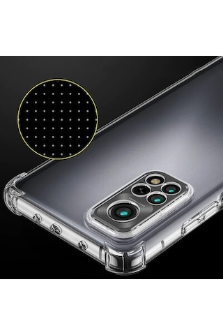 Xiaomi Mi 12t Pro Kılıf Şeffaf Anti Şok Kamera Korumalı Telefon Kılıfı Kapak