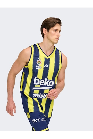 Fenerbahçe Basket Erkek Çubuklu Forma 25/26 Sarı-lacıvert