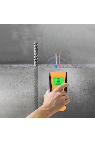 3'ü 1 Arada Saplama Bulucu Duvar Dedektörü Elektronik Saplama Sensörü Duvar Tarayıcı Pilli Merkezi Bulma
