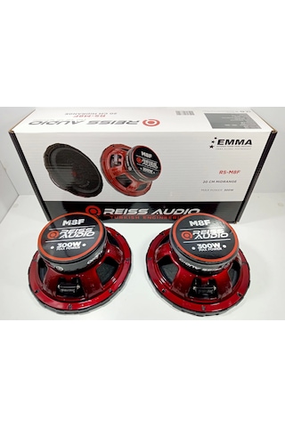Reiss Midrange 20cm - 300w Reiss Rs-m8f 20cm Midrange Hoparlör - Reiss Sticker Hediyeli