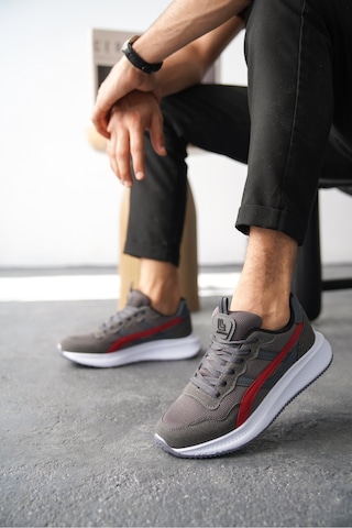 Daxtors Garantili D120 Günlük Ortopedik Erkek Sneaker Spor Ayakkabı Kırmızı