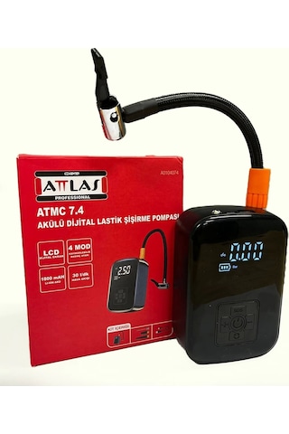 Attlas Tmc 7.4 Lastik Şişirme Akülü Dijital