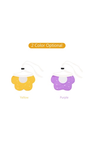 Lemestar Köpek Ve Kedi Tükenmez Kumaş Mendili Mor-m - 15 Kg'a Kadar Uygun - 15x10 Cm