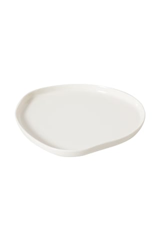 Mudo Home Aspendos Servis Tabağı Seti 26cm - 6lı Beyaz