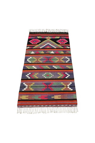 Kilim Antik El Dokuma Otantik Mihraplı Malatya Yün Kilimi 0162 - Yeni - Çok Renkli