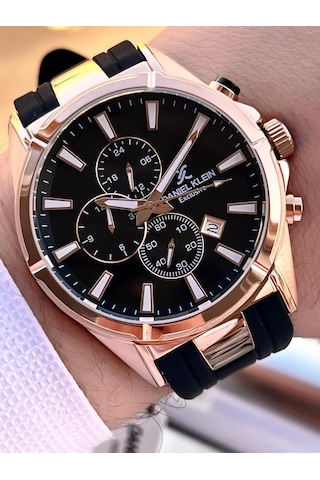 Daniel Klein Silikon Kordon İtalyan Tasarım Bileklik Hediyeli 2yıl Garantili Erkek Kol Saati 10691.4 Rose Gold