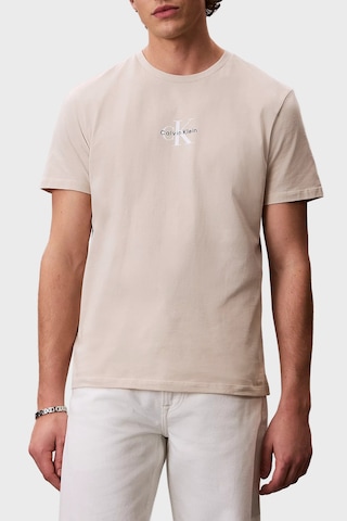Calvin Klein Erkek T Shirt Lv04rb866g 2jx Bej