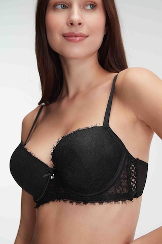 Kadın Sütyen Ve Slip Takım 4838 Siyah