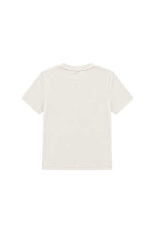 Mixray 2100 Kadın Slim Fit Bisiklet Yaka Soft Basic T-shirt Taş