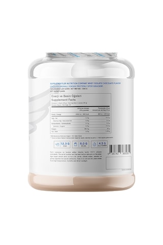 Supplementler Whey Isolate 1000 Gr Çikolata