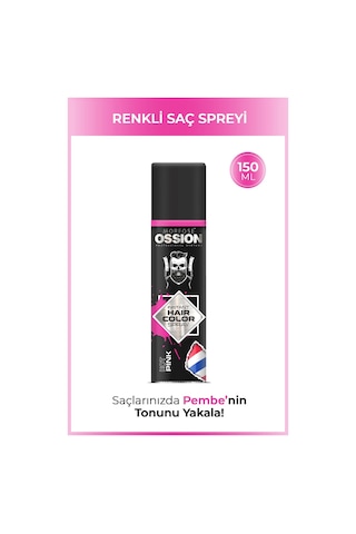 Ossion Premium Barber Line Pembe Renkli Saç Spreyi 150 Ml