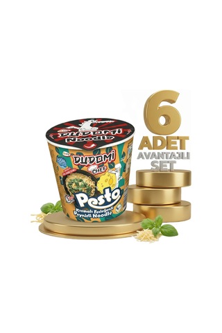 Dudomi Bardak Kremalı Pesto Soslu 6x80 Gr
