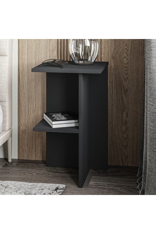 Leray Komodin, Çok Amaçlı Sehpa, Yan Sehpa, Ev-ofis - Antrasit Antrasit