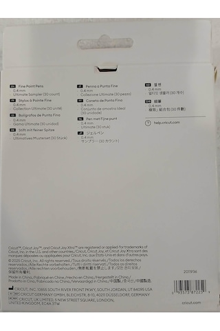 Cricut 2011936 Joy Kalıcı Ince Uçlu Kalem Seti 0.4mm 30'lu Paket Ultimate 165-Koyu Yeşil