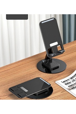 Katlanabilir Telefon Tutucu Stand Yuvarlak Tabanlı Mc-460 Çok Renkli