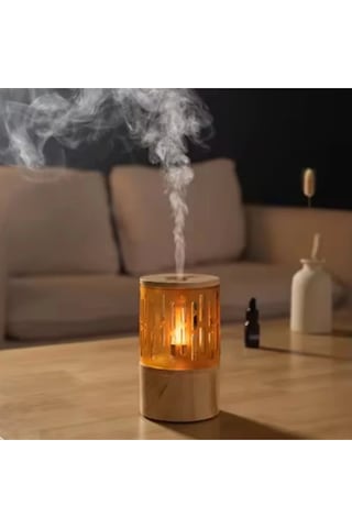 Vilya Mum Işığı Görünümlü Taşınabilir 125ml Kapasiteli Işıklı Aroma Yayıcı Hava Nemlendirici