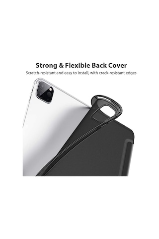 Apple Uyumlu iPad Pro 11 2021 3.nesil Kalemlikli Standlı Katlanır Kılıf Diğer,