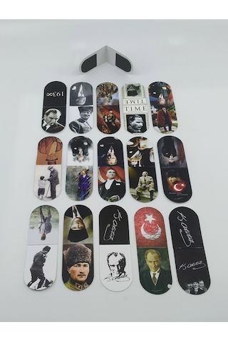 Giftsturkiye Kitap Ayracı İçi Mıknatıslı Ufak Ebat Atatürk
