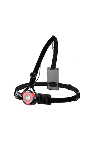 Hombey Kırmızı Sırtlı Göğüs Lambası, 500 Lümen, 3 Aydınlatma Modu, Ipx5 Su Geçirmez, Kompaslı Outdoor Spor Işığı Kırmızı