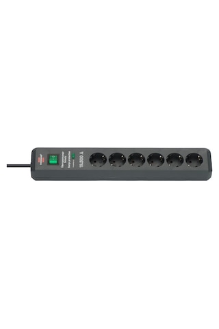 Brennenstuhl Secure-Tec 19.500 Amper 6 Soketli 2 Metre Akım Korumalı Priz - 1159540366