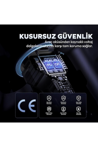 Woyax Araç Şarj Aleti Çakmaklık Type-c + Usb Girişli 38w 2 İn 1 Car Charger