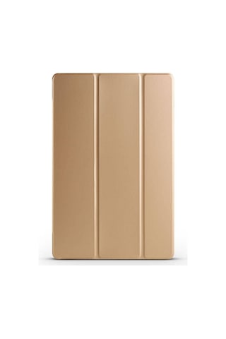 Galaxy Uyumlu  Tab S9 Fe Zore Smart Cover Standlı 1-1 Kılıf-gold Kapaklı Kılıf