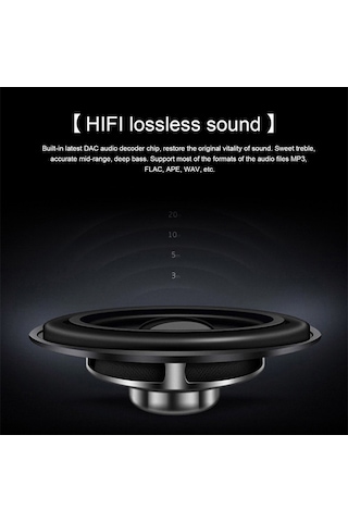 Teltree Ruızu D29 Mini Bluetooth Mp3 Çalar - 1.8" Renkli Ekran, Dokunmatik Tuşlar, Hıfı Ses, Fm Radyo, Kayıt, 8gb Dahili Hafıza, Siyah