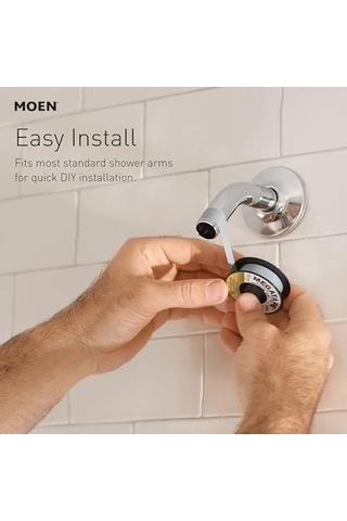 Engage Magnetix Mat Siyah 2.5 Gpm Elde Taşınabilir/yağmur Duş Başlığı Manyetik Yerleştirme Sistemine Sahip 2&apos Si 1 Arada Kombo, Çıkarılabilir El Spreyli Yağmur Duş Başlığı, 26009