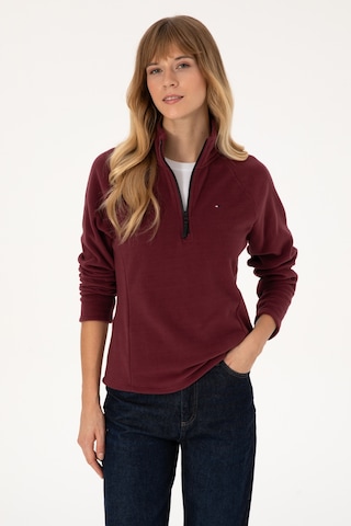 U.s. Polo Assn. Kadın Plum Sweatshirt 50316714-vr177 New Plum