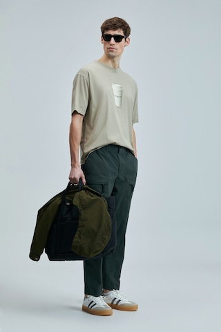 Lufian Omen Modern Grafik T- Shirt Bej Bej 111020252100550 Bej