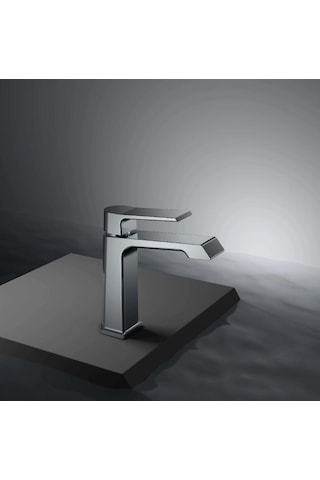 Creavit SK1500GR Stark Lavabo Bataryası Metalik Gri