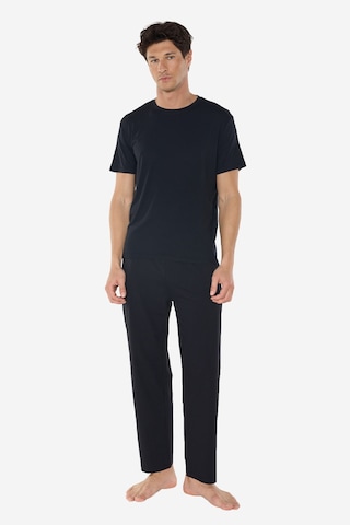 Malabadi Erkek Siyah Bisiklet Yaka Micro Modal Extra Yumuşak Yazlık Pijama Takımı 6030
