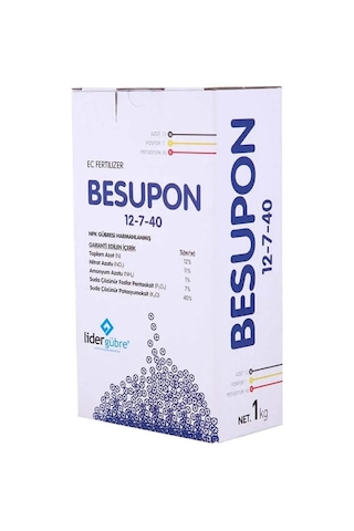 Besupon 12-7-40 Harmanlanmış Npk Granül Gübre 1 Kg