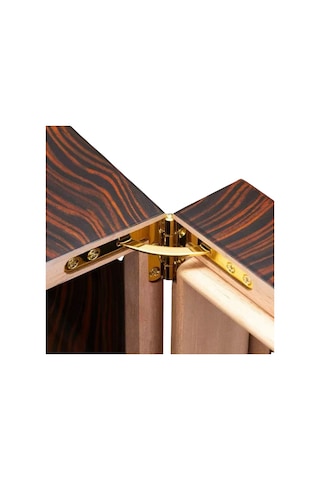 Premiumquality Arica 3 Çekmeceli Kahverengi Sedir Humidor Puro Kutusu - Tr9645