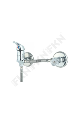 Fkn Çapa Mini Mix Sıcak Su - Soğuk Su Taharet Bataryası Takımı 15 Cm - 70 Cm Krom