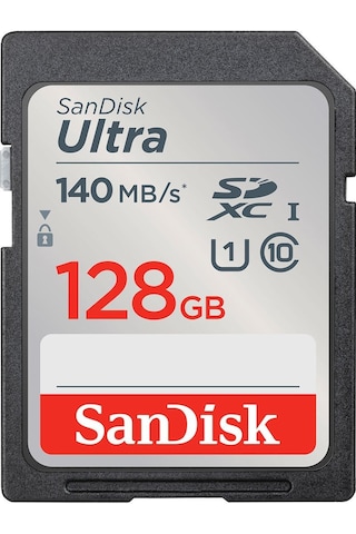 Sandisk Ultra 128gb 140mb/s Sdxc Hafıza Kartı - Distribütör Garantili Sandisk Ultra 128gb 140mb/s Sdxc Hafıza Kartı - Distribütör Garantili