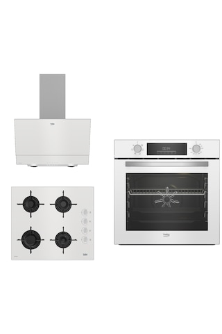 Beko BFC 330 B - BOCD T 6011 EB - BDE 6050 HB New White Star Ankastre Set