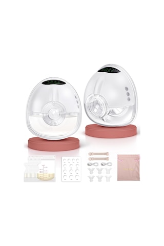 Lulia Store Çift Elektrikli Göğüs Pompası, Eller Serbest, 4 Mod, 9 Seviye, Bpa Içermez